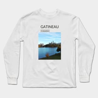 Gatineau Quebec City Canada Gift for Canadian Canada Day Present Souvenir T-shirt Hoodie Apparel Mug Notebook Tote Pillow Sticker Magnet Long Sleeve T-Shirt